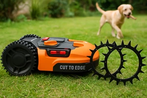 Picos 245 mm para robot cortacésped - Adecuado para Worx Landroid L (205 mm de diámetro de rueda) - Imagen 1 de 4