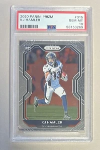 2020 Panini Prizm Rookie KJ Hamler #315 PSA 10 GEM MT Rookie RC - Bild 1 von 2