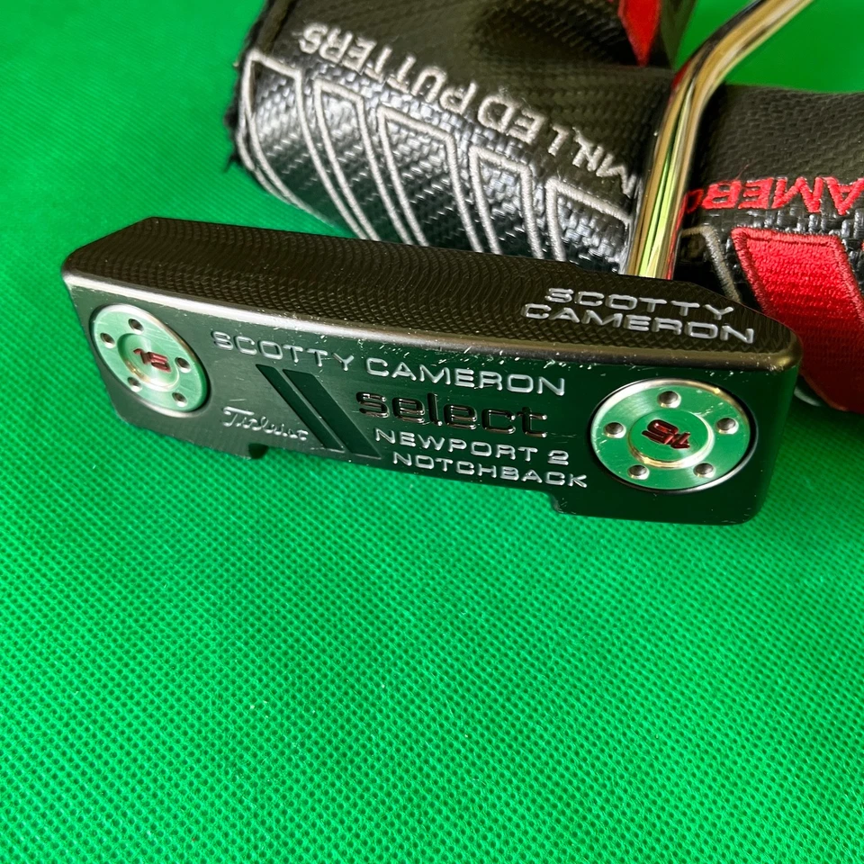 Scotty Cameron select Newport 2 Notchback Black 34 in Golf Clubs w/ Head Cover - Image 1 of 4