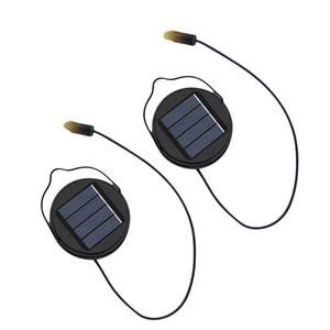 Pack de 2 luces solares 600 MAh, accesorio de repuesto para linternas exteriores, impermeable7017 - Imagen 1 de 7
