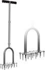 15 Spikes Manual Lawn Aerator Iron Spike Garden Grass Root Care Tool
