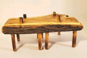 Rustikaler Holzständer oder Ausstellungsstück Handarbeit Unikat Wohndeko - Bild 1 von 15