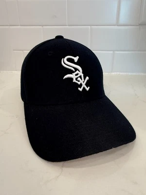 Vintage Chicago White Sox Hat Wool/Acrylic Black Twins Enterprise Genuine - Image 1 of 4