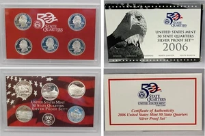 2006 US Mint State Quarters Silver Proof Set - Picture 1 of 1