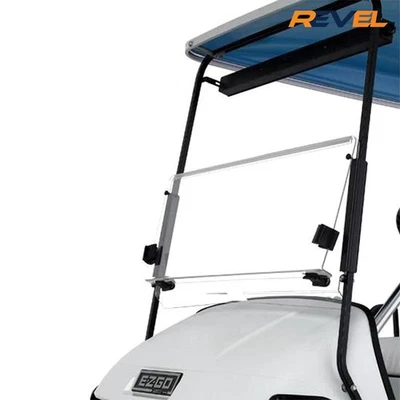 Parabrisas plegable transparente EZGO OEM TXT para carros de golf EZGO TXT 1994-2013.5 Foto 1 de 2
