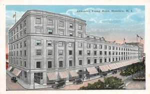 ALEXANDER YOUNG HOTEL Honolulu, H.I. Hawaii c1920s Vintage Postcard - Picture 1 of 2