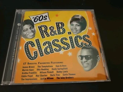 '60s R&B Classics 17 Soulful Favorites James Brown Temptations Audio CD  Foto 1 de 2