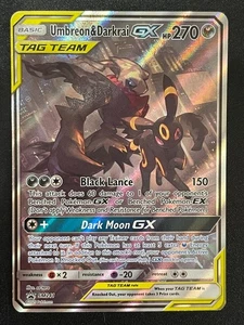 Umbreon & Darkrai GX SM241 Arte Completo Alternativo Pokémon SM Promo - Casi Nuevo - Imagen 1 de 3