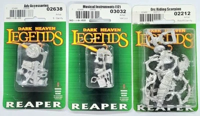 REAPER LEGENDS 3CT LOT ORC RIDING SCORPION ADV ACCESSORIES MUSICAL INSTRUMENTS  - Image 1 of 2