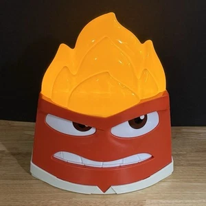 Inside Out 2 Anger Light Up Fire Flame Popcorn Bucket Disney Pixar Regal Cinemas - Picture 1 of 10