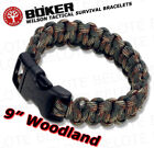Bracelet de survie Boker W tactique 9" WOODLAND 09WT213