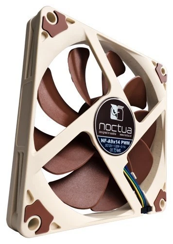 Ventilador de rodamiento Noctua NF-A9X14 PWM 92x92x14 mm marco AAO bajo perfil SSO2 Foto 1 de 1