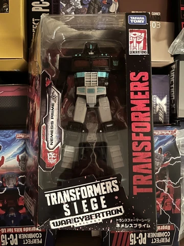 Authentic Takara Tomy Transformer Siege NEMESIS PRIME WFC War For Cybertron New Cover