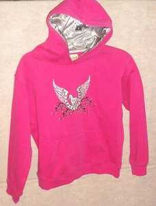 Girl's fushia COWGIRL LEGEND western hoodie sweatshirt , size XL - Picture 1 of 3