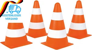 Lena 61249 Pylonen Set, Orange-Weiß, 13 X 13 X 22 Cm - Bild 1 von 12