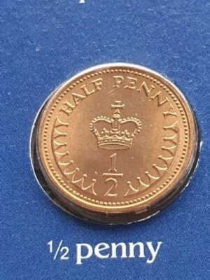 1982 BUNC 1/2p Half Penny Coin Brilliant Uncirculated - Image 1 of 4