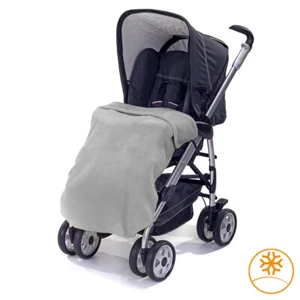 Diago Snuggly Soft Grey Fleece Pram Stroller Pushchair Blanket BNIP - Picture 1 of 2