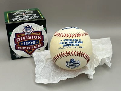 Rawlings 1996 National League Division Series NLDS Baseball OMLB New Stock - Image 1 of 4