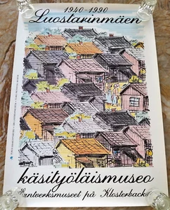 50 Jahre Luostarinmaki Museum des Dorflebens Finnlands im 19. Jahrhundert Poster 19,7 x 27,5 Zoll - Bild 1 von 4