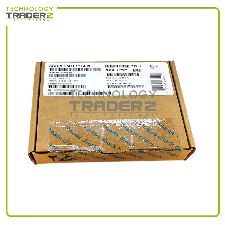 SSDPE2MX012T401 Intel DC P3500 1.2TB NVMe PCIe 3.0 MLC 2.5" SSD **New Open Box** - Image 1 of 2