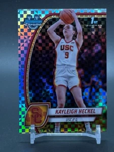 2024-25 1st Bowman Chrome U University X-Fractor #43 KAYLEIGH HECKEL USC - Picture 1 of 2