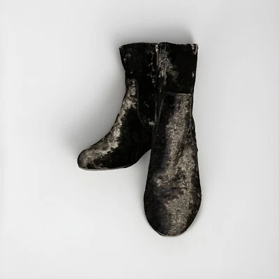 NEW Cloudwalkers Avenue Shore 1282 Crushed Velvet Boots Size 13W Women's - Image 1 of 4