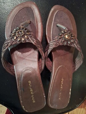 Сандалии ANN MARINO размер 9 женская обувь - Изображение 1 из 4