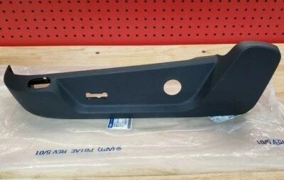 NEW 2008-2014 Ford Mustang Front Driver Side (LH) Seat Trim Bezel Panel, OEM - Image 1 of 3