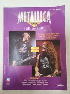 Metallica Bass Riff by Riff by Arthur Rotfeld ~ Cherry Lane Sheet Music VTG 1997 - Picture 1 of 24