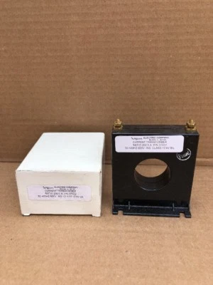 SIMPSON ELECTRIC 37022 Current Transformer Screw, 200/5 50-400Hz 600V 10kV #B-15 - Image 1 of 4