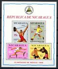 Nicaragua Block 68 postfrisch Olympia 1968 #ID220