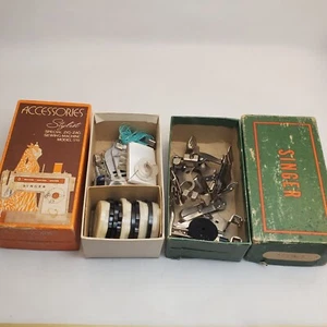 VINTAGE SINGER SEWING MACHINE ORIGINAL LOT - Picture 1 of 10