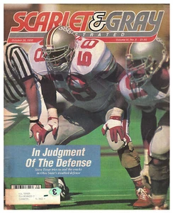 Scarlet & Gray Illustrated, Volume IV, No. 8, Oct. 26, 1990 - Steve Tovar cover - Picture 1 of 1