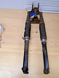1966 BSA Motorcycle Thunderbolt Lightening-A65 A65L #1675 FRONT END FORKS+Parts - Bild 1 von 17