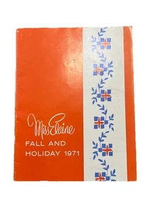 Vintage 1971 Miss Elaine Lingerie Fall Holiday CATALOG Fashion - Picture 1 of 8