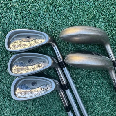 Lynx Crystal Coat Hybrid 6-PW Iron Set Ladies Graphite Shafts Stainless Tungsten - Image 1 of 4