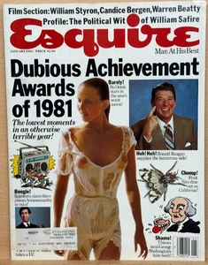 Esquire Magazine January 1982 - Picture 1 of 5