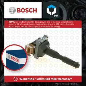 Ignition Coil fits BMW 325 E36 2.5 90 to 95 Bosch 12131720166 12131726176 New - Picture 1 of 7