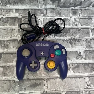 Controller Ufficiale Nintendo Gamecube Indigo Viola DOL-003 Autentico OEM Testato - Foto 1 di 3