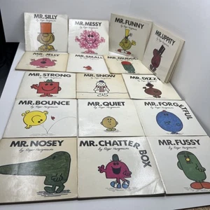 16 First Edition MR MEN books, Roger Hargreaves 1971 Onwards - Picture 1 of 20