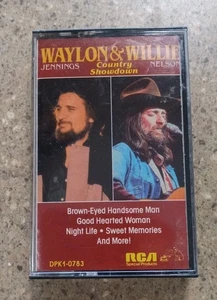 Waylon Jennings & Willie Nelson Country Showdown Cassette RCA Special Product - Foto 1 di 5