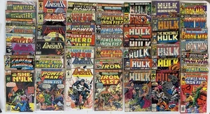 Vintage MARVEL Bronze Age Comic Lot (48 ) HULK/SHE - PUNISHER CAPT. AMERICA ++ - Picture 1 of 10