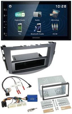 Kenwood 2DIN Bluetooth Lenkrad USB DAB Autoradio für Toyota RAV 4 ab 2011 28 Pin - Bild 1 von 4