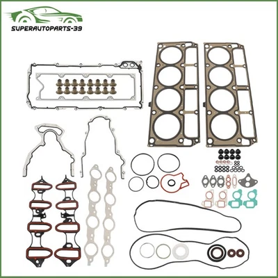 For Chevrolet Silverado 1500/2500 GMC Sierra 1500/2500 Full Head Gasket Set Kit - Imagem 1 de 4
