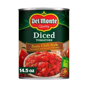 Del Monte gewürfelte Tomaten in Dosen pikante Chili-Art, 14,5 Unzen (1er-Packung)  - Bild 1 von 8