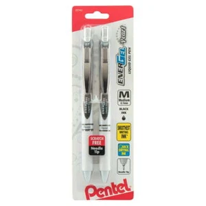 Pentel EnerGel Pearl Needle Retractable Liquid Gel Pen, 0.7mm, 2ct - Picture 1 of 4