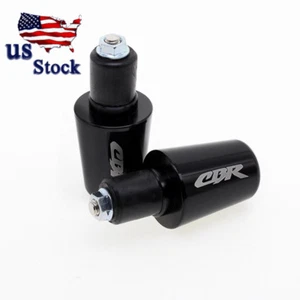 US 7/8"" FXCNC Negro Motocicleta Agarre Manillar Extremo Enchufe Deslizante de Peso - Imagen 1 de 5