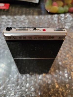 Vintage National Panasonic PEPPER R-022 Receiver Slim Line AM Radio RARE! - Image 1 of 4