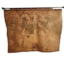 Late 1890 / 1900s Woven Wall Tapestry Dapre Albert Fourie Antique French Vintage