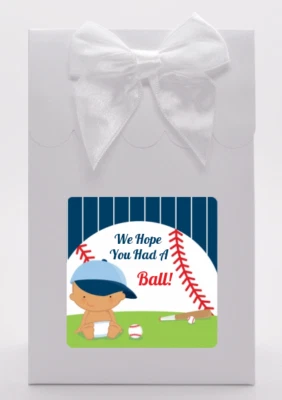 Futuro jugador de béisbol hispano - Bolsas personalizadas para baby shower - Juego de 12 Foto 1 de 4
